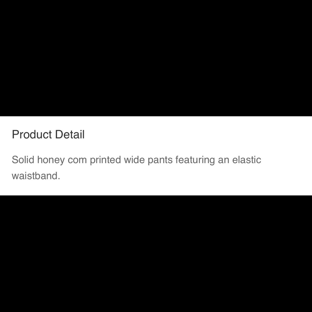 B150B🌺Perfect BLACK elastic waist straight leg pants-upscale honeycomb pattern - Picture 6 of 7